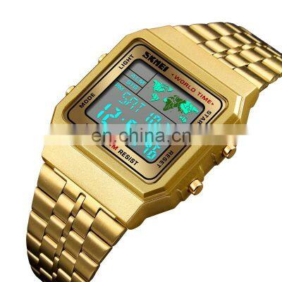 1338 new arrival made in da watch led wristwatch case stainless steel digital