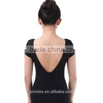 Ballet Short Sleeve Leotards, Latin Panty Spandex Unitards Dance photo-6