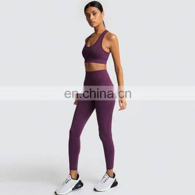 Yoga Bra Set Ladies Fitness Gym Wear Leggings