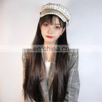 Amazon Hot Selling Cool Women Wig Hats Hair Extensions Dress photo-3