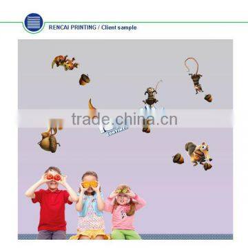2014 new arrived Free shipping Cartoon Animal Kids Room Wall Stickers Decals Wallpaper Decoration