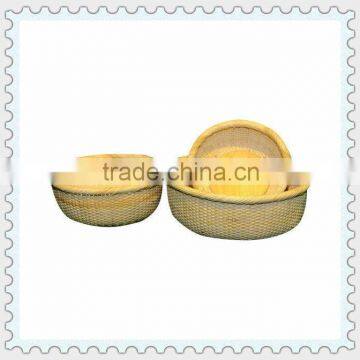 weave round small storage basket