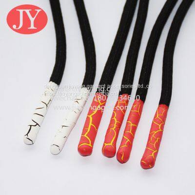 Silicone Dipped Shoelace Tipping Hoodies Drawstring Lace Aglet Dipping Silicone Head photo-2