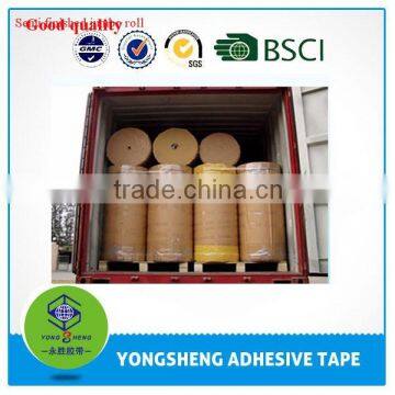 1280mm*4000m 45 micron custom company brand name bopp packing tape jumbo rolls