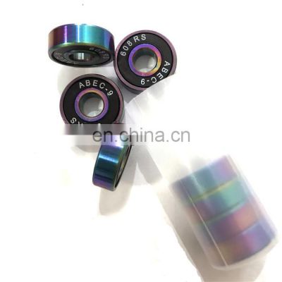 Skateboard ball bearings 608 2rs 608zz abec-7 customize logo bearing