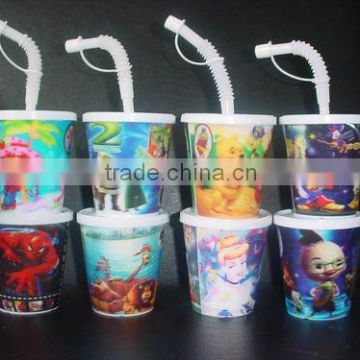 3d lenticular plastic cup shenzhen/china