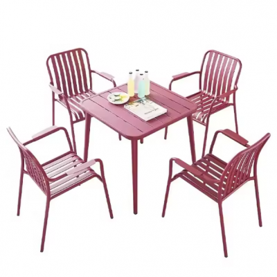 Modern Design 5-Piece Wholesale Metal Frame Garden Set