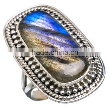 LABRADORITE 925 STERLING SILVER RING ,925 STERLING SILVER JEWELRY WHOLE SALE,JEWELRY EXPORTER