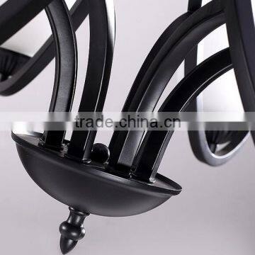 2016 New Wrought Iron Candle Chandelier photo-3
