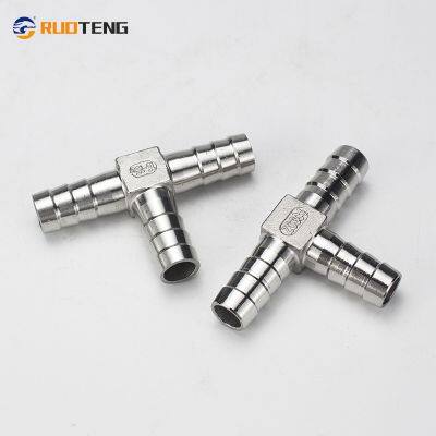 [RUOTENG] High Quality Stainless Steel Hose Barbs 3-Way T-Tee T-Barbs 1/2 Inch Combined Home Brewing Accessories photo-3