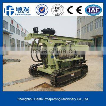 HF115Y DTH Drilling Rig , Steel Crawler Drilling Rig