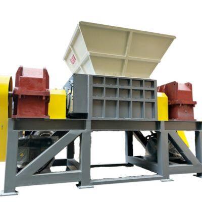Industrial Tyre Shredder Machine Twin Shaft Crusher Shredding for Medical Waste Recycling Plant photo-5