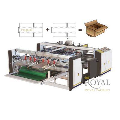 High Quality Automatic double Pieces Folder Gluer Machine