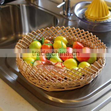 excellent handmade wooden tray for household,willow basket