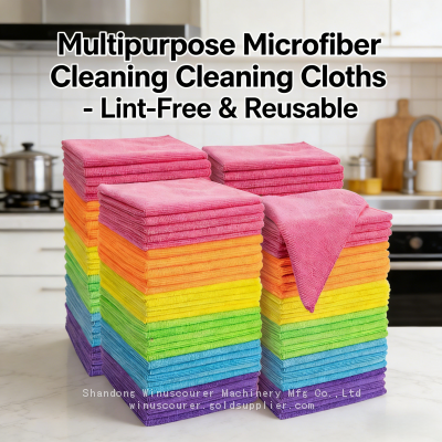 Thick Microfiber Kitchen Cleaning Cloth Reusable Dish Wiping Cloth