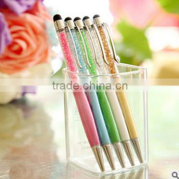 Creative Crystal stylus pen metal ballpoint pen phone