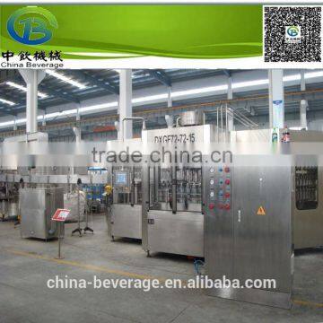 sparkling soda beverage bottle filling machine