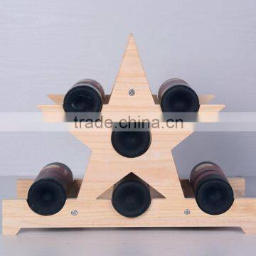 Eco-Friendly Wooden Wine Holder Tree Wine Rack, Wine Bottle Display Shelf, Handmade Wooden Wine Rack photo-2