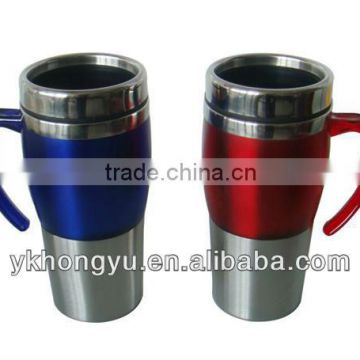 450ml double wall stainless steel christmas mug