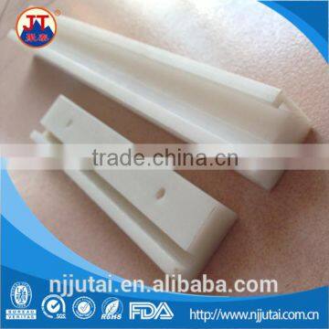 Customized CNC white UHMWPE guide rail