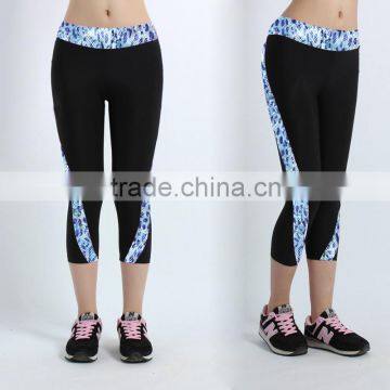 (OEM/ODM Factory) Yoga Pants Brand Yoga Crops Fitness & Exercise Crops Pants Yoga Brand Quick-dry photo-3