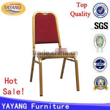 metal stacking promotional gold banquet dining chair with hook for rental and sale malaysia