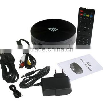 newest android tv box xbmc h.265 android set top box with bluetooth