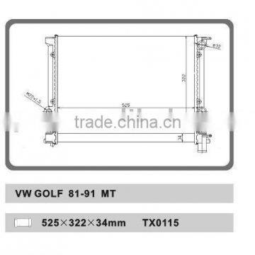 AUTO RADIATOR FOR VW GOLF 81-91 MT