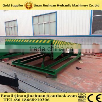 8Ton warehouse dock ramp/stationary hydraulic loading yard ramp