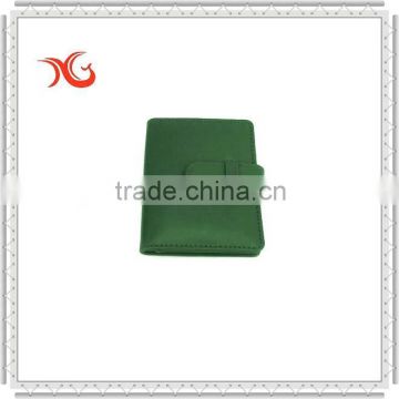 High quality green PU ID card holder