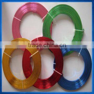 5mm Flat colored decorating anodized aluminum wires