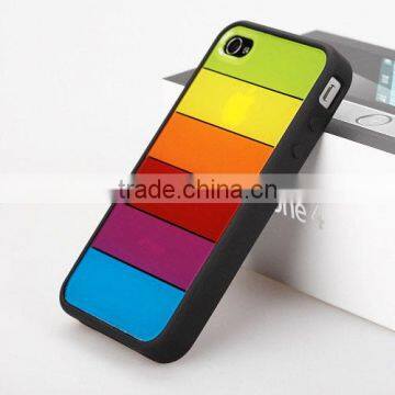 2013 Newest Hard Back Rainbow Cases for IPhone4 4s ,for IPhone4 4s Covers