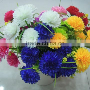 bunch type artificial daisy flowers for funeral wreaths