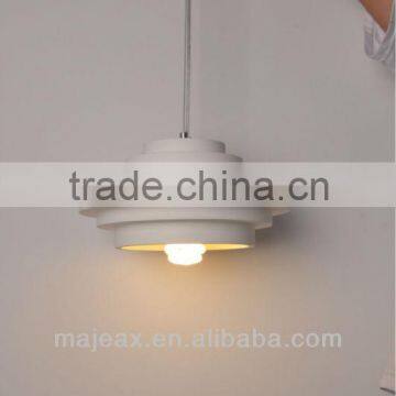 cake shape plaster pendant lamp for dining room