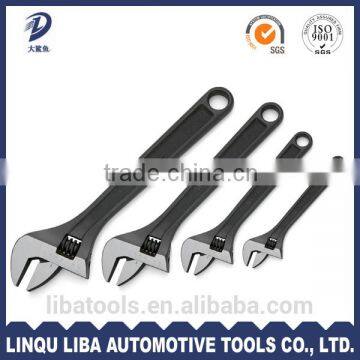  China Supplier High Qualtiy Manual Tool CrV Adjustable Wrench Monkey Spanner For Undoing Screws