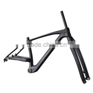 Top popular carbon bike 27.5 Plus mtb frame boost 148*12 650B plus carbon mountain frame