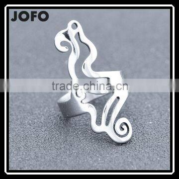 2016 Jofo Brand Latest Design Gothic Stainless Steel Long Rings For Men