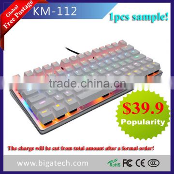 2016 latest 78keys mini RGB mechanical keyboard                        
                                                Quality Choice