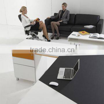 Hot Selling Leather Surface Table Top Manager Table photo-6