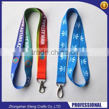 Full colors cheap custom design your own lanyard,high quality printed lanyard