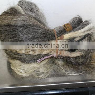 unprocess virgin grey braid hair bulk extensions