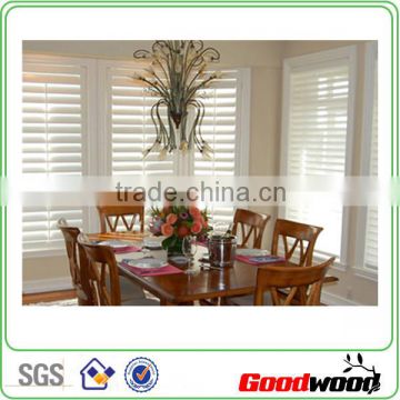 Extrusive Paint Interior Pvc Window Shutter