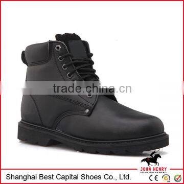 Goodyear Welted Nubuck Leather Safety Working Shoes