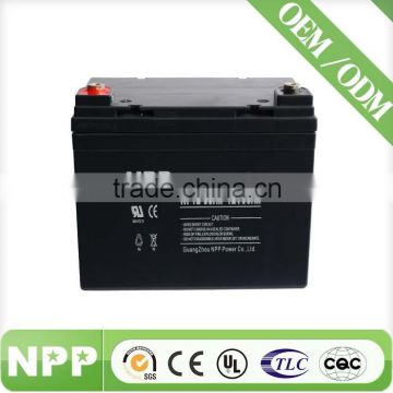 12v33ah Chinese factory deep cycle battery rechargeable for alarm security system