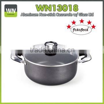 Aluminum powder coating nonstick cookware set