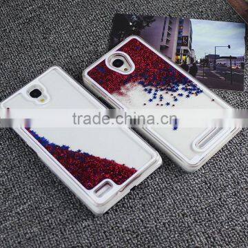 Keno Glittering Star Liquid Case Back Cover for Xiaomi Redmi Note 2 photo-2