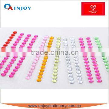 Children Handmade DIY Colour Crystal Diamond Stickers Children Cartoon Pasting Mosaic