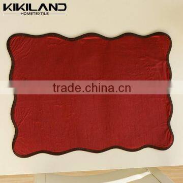 New design high quality cotton fabric wedding decoration placemats