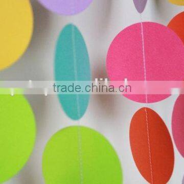 Wholesale ! Rainbow Children's Party Paper Garland Deorations