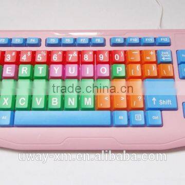 Colorful children keyboard,computer keyboard